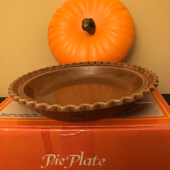 Pumpkin pie plate with lid - Picture 6 of 7